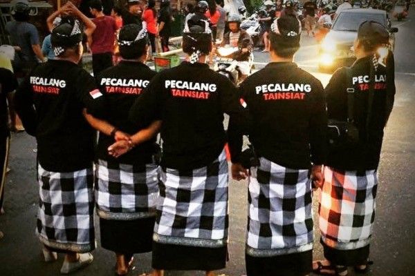 Warga Bali dan Pecalang Tolak Kehadiran Ormas GRIB