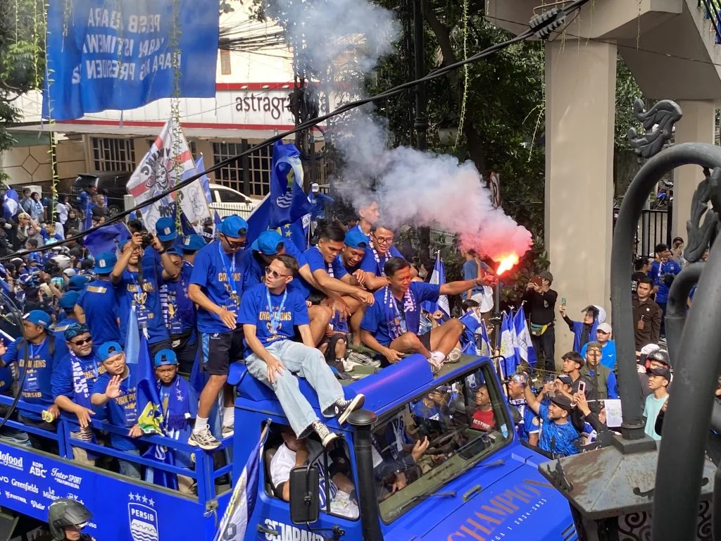 Begini Arus Lalu Lintas saat Pawai Persib Juara