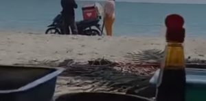penjual es krim pantai