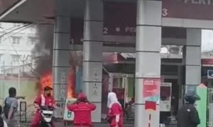kebakaran SPBU