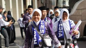 jemaah haji lansia - Jemaah haji 2025 kloter pertama - Dok Kemenag RI
