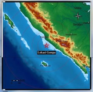 Gempa Magnitudo 4,9 Guncang Seluma Bengkulu