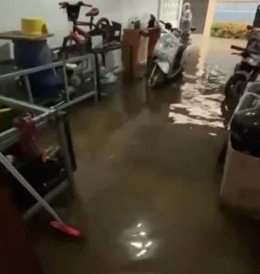 Hujan Lebat Akibatkan Banjir di Kawasan Lembang Bandung Barat