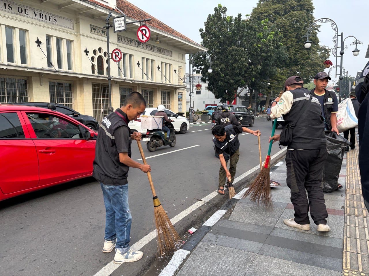 Usai Konvoi Persib Bandung, Kawasan Kota Bandung Tetap Kinclong