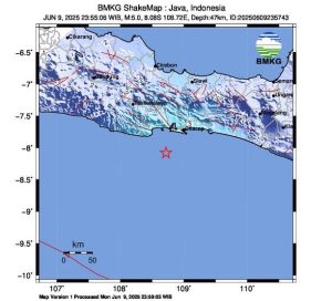 analisis Gempa Pangandaran 9 Juni 2025