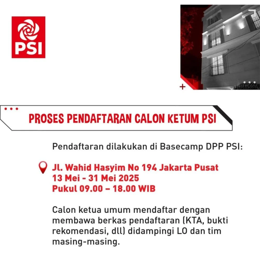 Ketua umum PSI