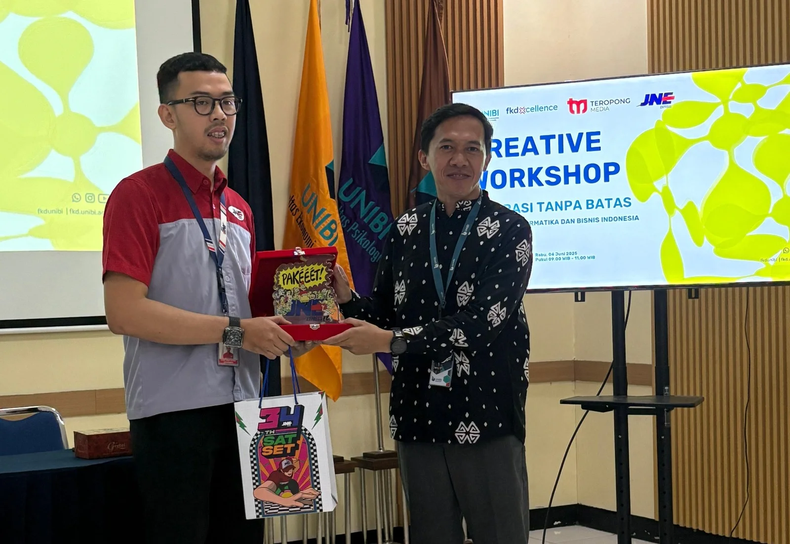 Mahasiswa UNIBI Antusias Ikuti Creative Workshop JNE dan Siap Berkarya di JNE Content Competition: Inspirasi Tanpa Batas