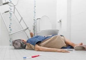 Jatuh di kamar mandi