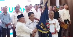 H Asep Syahrial sebagai Pelaksana Tugas (Plt) Ketua PWI Kabupaten Bandung.