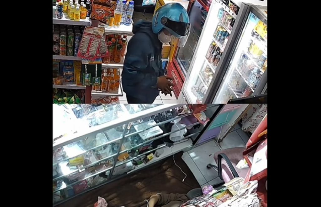 Pencuri warung Punclut - Instargram Lembang News jpg