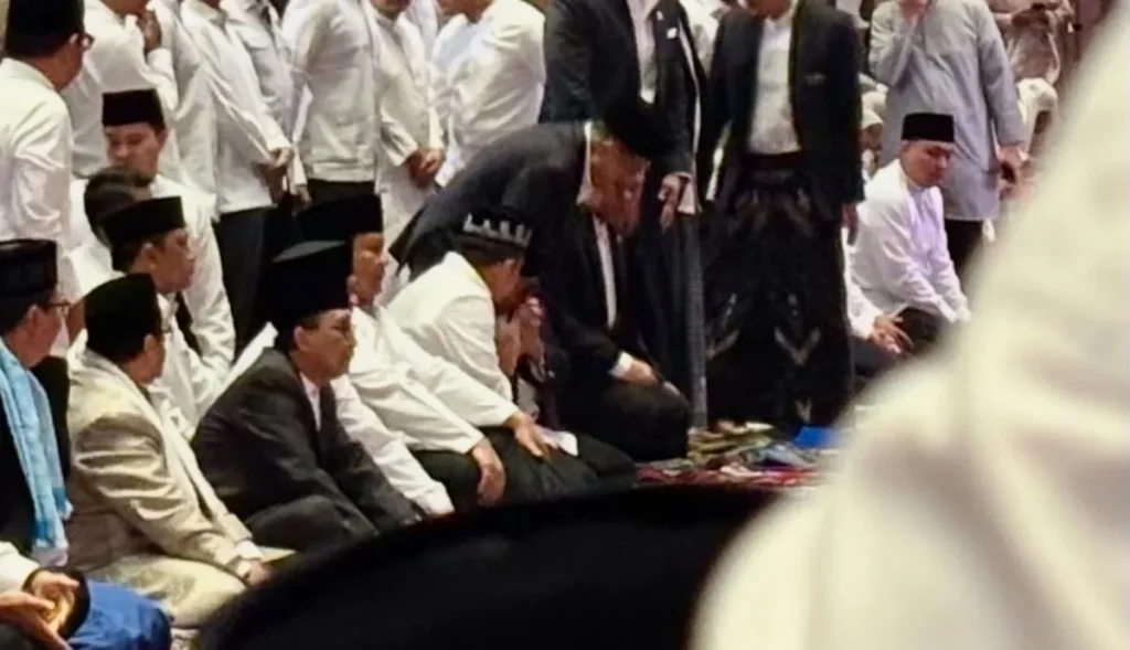 Prabowo Laksanakan Salat Iduladha di Masjid Istiqlal