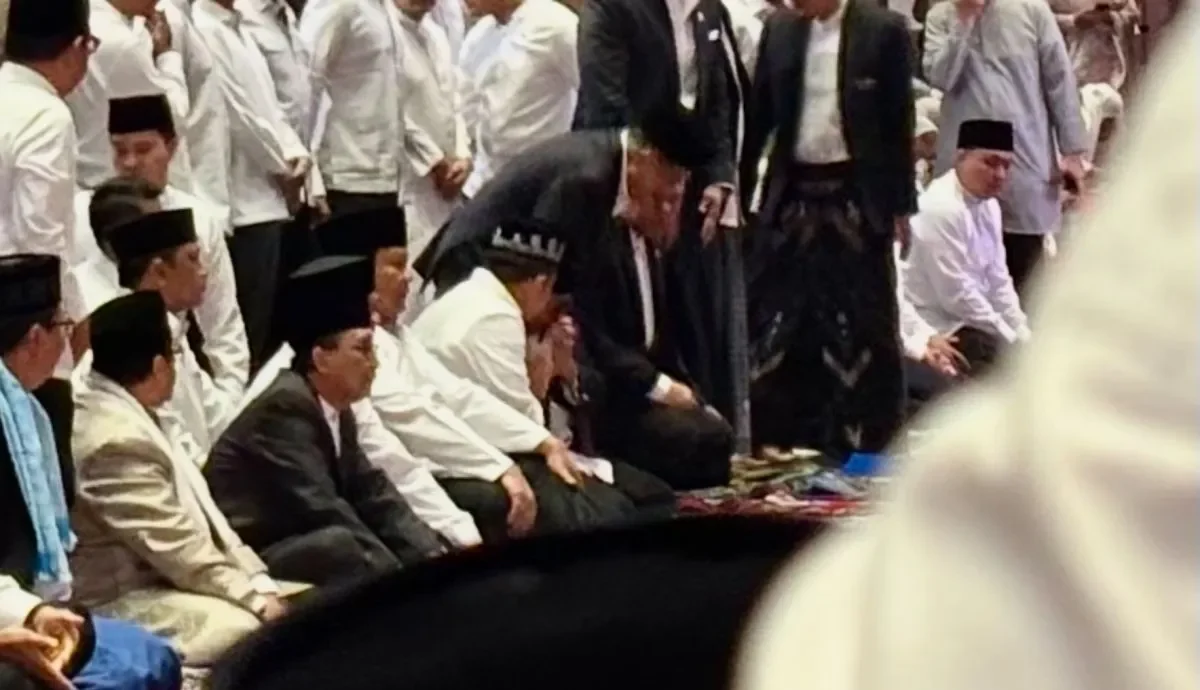 Prabowo Laksanakan Salat Iduladha di Masjid Istiqlal