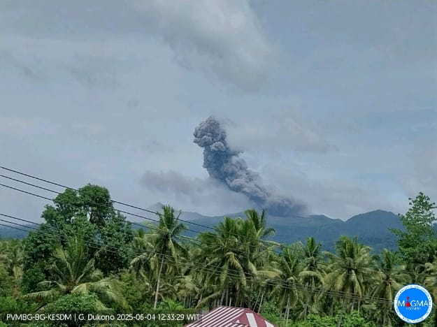 Gunung Dukono Erupsi Kembali, Warga Diharapkan Waspada Sebaran Abu Vulkanik