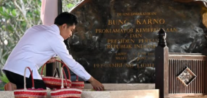 gibran makam bung karno