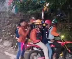Seorang pendaki wanita, Jovita Diva Prabudawardani, 21, warga Desa Tanjungrejo, Kecamatan Jekulo, Kabupaten Kudus,