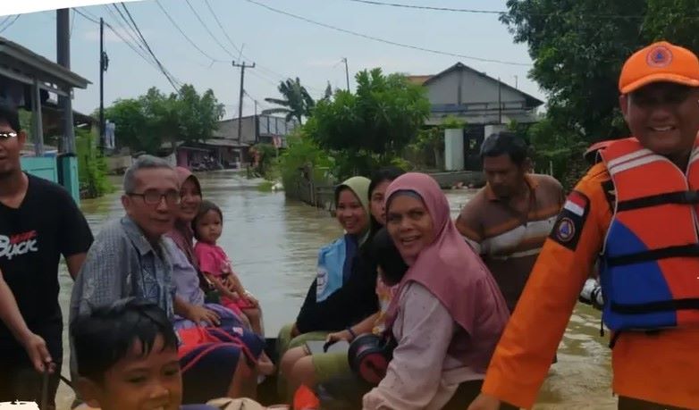 Banjir Karawang (Instagram BPBD Karawang)