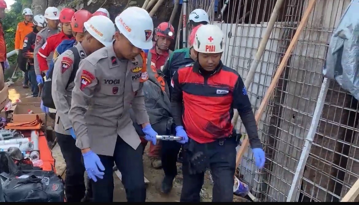 Korban Kedua Longsor di Rancabelut Cimahi Ditemukan Meninggal Dunia