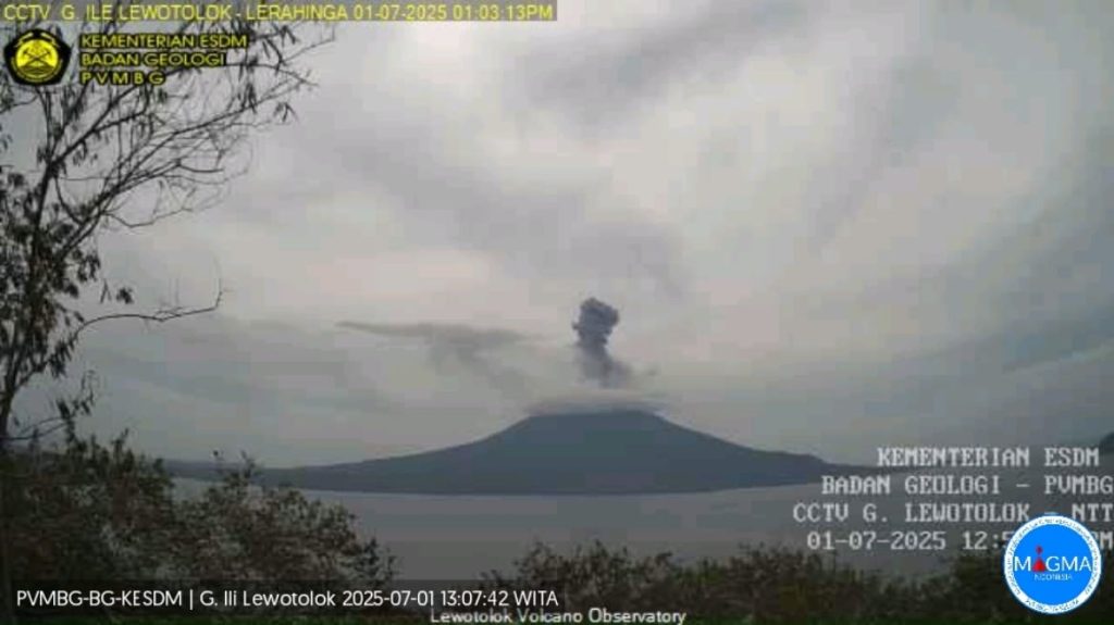 Gunung Ili Lewotolok Erupsi