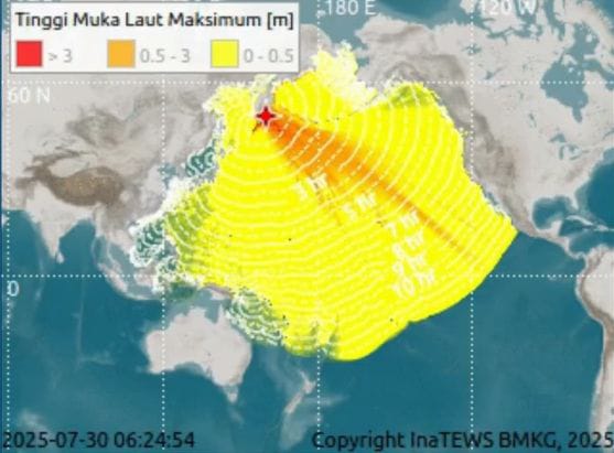 Kemlu Sebut Tidak Ada WNI Terdampak Gempa Rusia