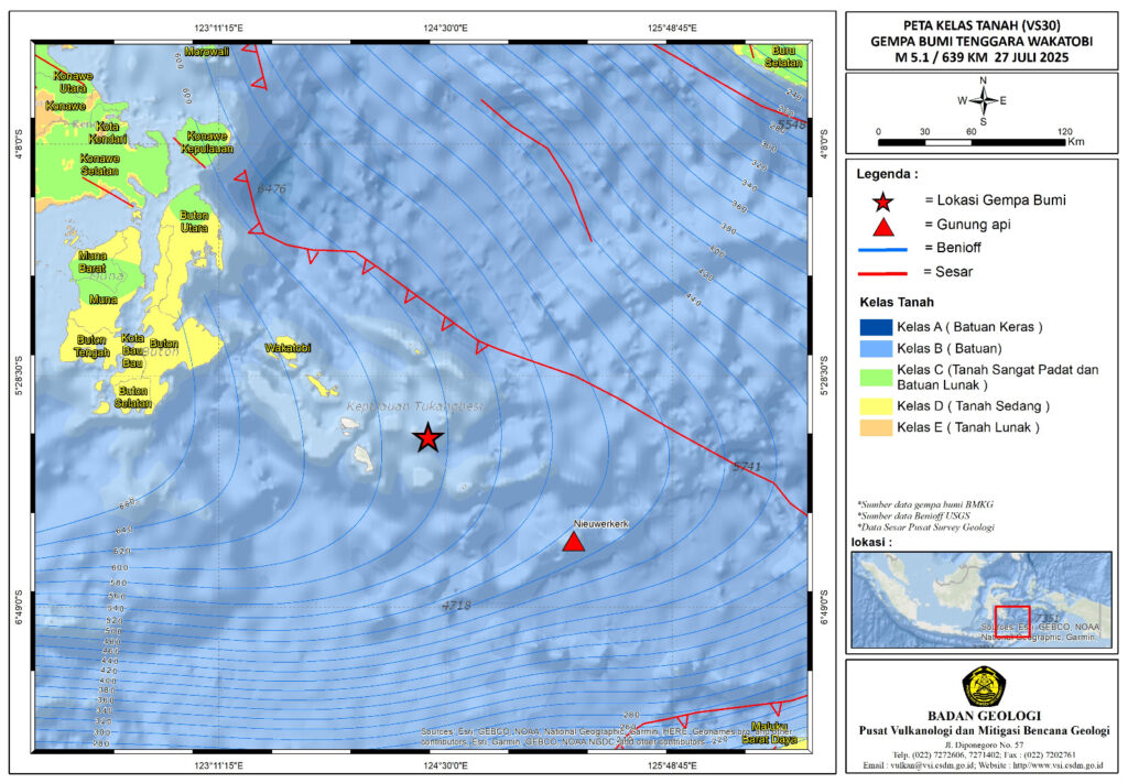 Analisis Geologi Kejadian Gempa Bumi di Tenggara Wakatobi Sulawesi Tenggara
