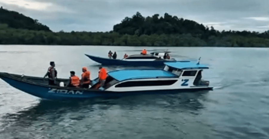 kapal rombongan DPRD tenggelam-1