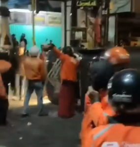 Begini Kronologi Ratusan Ojol Serbu Rumah Warga-Rusak Mobil Polisi di Sleman