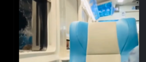 pelemparan kereta