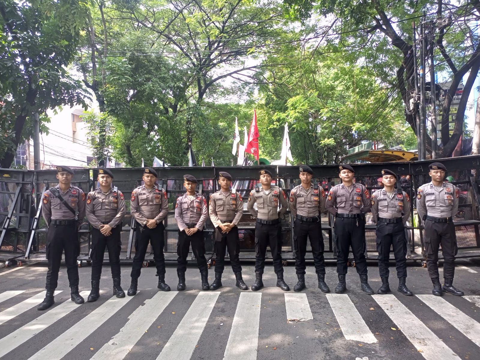 pengamanan sidang hasto