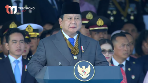 Prabowo Hadiri HUT ke-79 Bhayangkara di Monas, Sampaikan Pesan: Jadilah Polisi yang Dicintai Rakyat