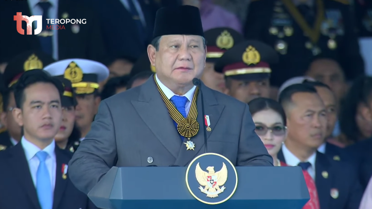 Prabowo Hadiri HUT ke-79 Bhayangkara di Monas, Sampaikan Pesan: Jadilah Polisi yang Dicintai Rakyat