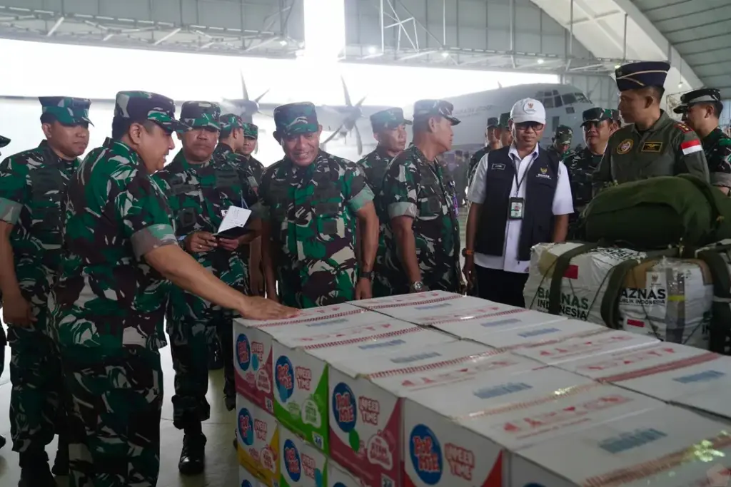 TNI Kirim Satgas Garuda Merah Putih II ke Gaza, Bawa 800 Ton Bantuan