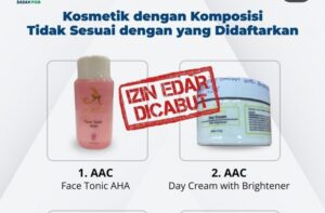 BPOM cabut izin edar skincare doktif