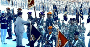 Prabowo Kukuhkan Pimpinan Kopassus, Marinir, Korpasgat Bintang Tiga di Pusdiklatpassus, Batujajar