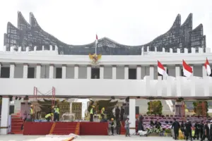 Upacara HUT ke-80 RI