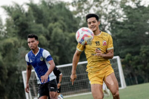 Aji Kusuma di Laga Uji Tanding Madura United vs PSIM Jogja.