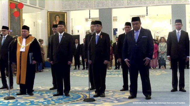 prabowo lantik dubes RI