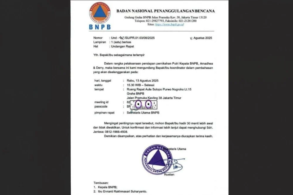 surat pernikahan bnpb