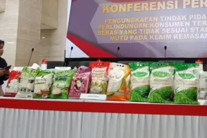 tersangka beras oplosan
