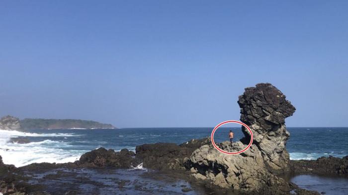 wanita hilang di pantai siung