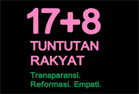 17+8 Tuntutan Rakyat