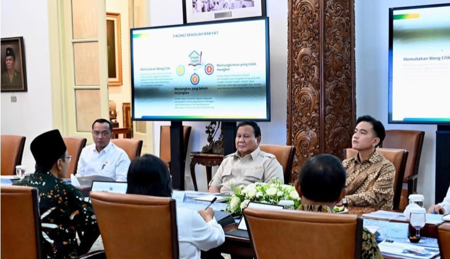Gibran pelantikan menteri Jokowi