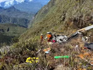 Korban Meninggal Helikopter PK-IWS Ditemukan Dalam Jurang Curam