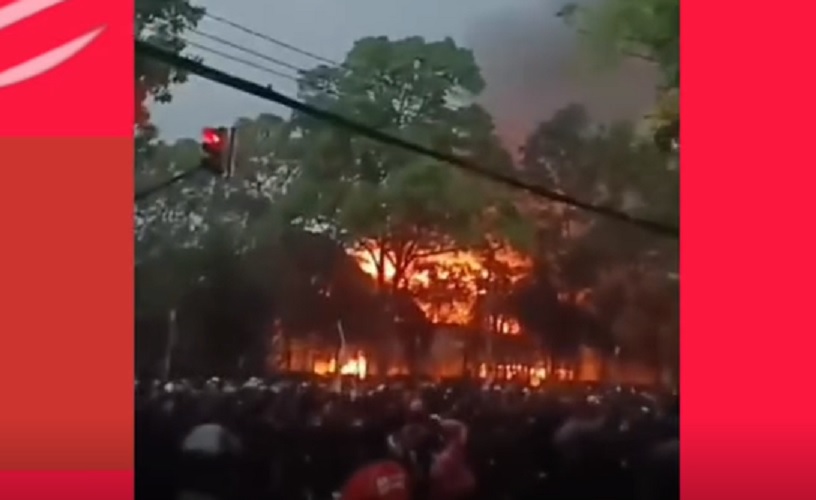 tersangka Pembakaran Wisma MPR (Instagram Lambe Turah)