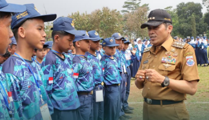 Siswa-Siswi SMP Kota Cimahi Jalani Pendidikan Kedisiplinan, Bentuk Karakter Unggul