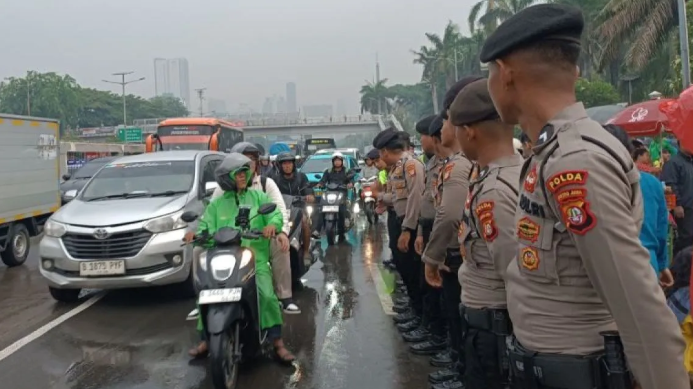 Pengamanan Demo Ojol