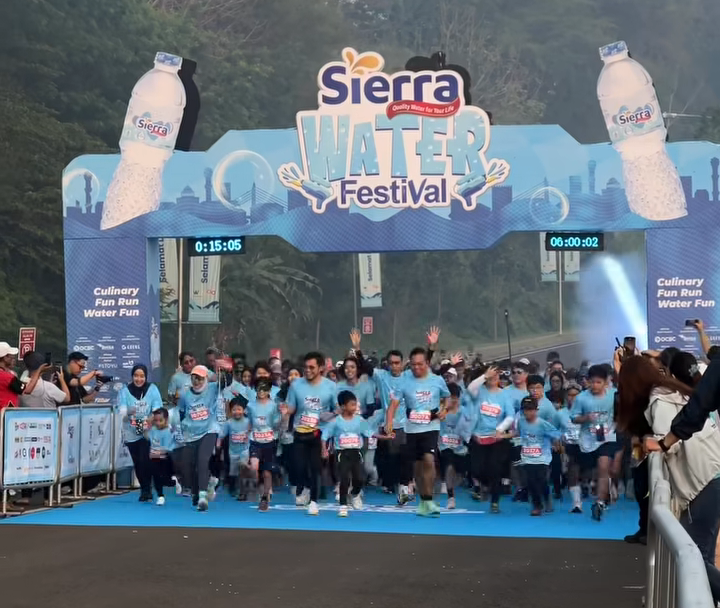 Ribuan Peserta Meriahkan Sierra Water Festival di KBP Bandung Barat