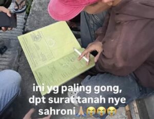Sertifikat Tanah Ahmad Sahroni