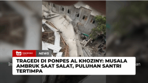 Tragedi di Ponpes Al Khoziny: Musala Ambruk Saat Salat, Puluhan Santri Tertimpa