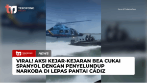 Viral! Aksi Kejar-Kejaran Bea Cukai Spanyol dengan Penyelundup Narkoba di Lepas Pantai Cádiz