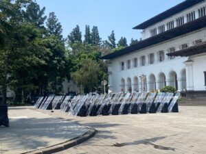Jelang Demo, Kawasan DPRD Jabar Masih Kondusif, Massa Belum Muncul